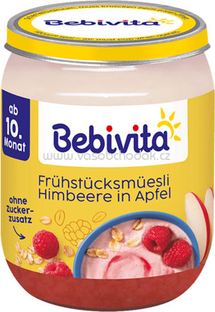 Bebivita Frühstücksmüesli Himbeere in Apfel, ab dem 10. Monat, 160g