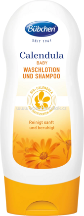 Bübchen Calendula Waschlotion und Shampoo, 230 ml