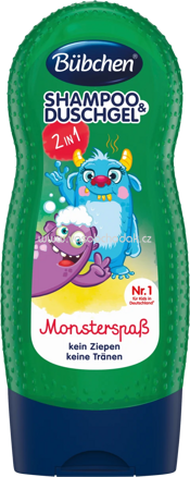 Bübchen Kids Shampoo & Duschgel Monsterspaß, 230 ml