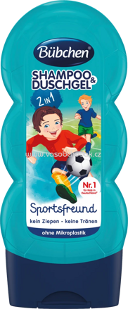 Bübchen Kids Shampoo & Duschgel Sportsfreund, 230 ml