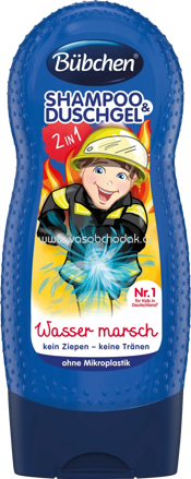 Bübchen Kids Shampoo & Duschgel Wasser marsch, 230 ml