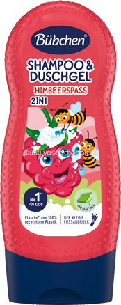 Bübchen Kinder Shampoo & Duschgel Himbeerspaß, 230 ml