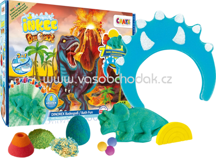 CRAZE Geschenkset Kinder Badezusatz Dinorex Badespaß 6tlg., 1 St