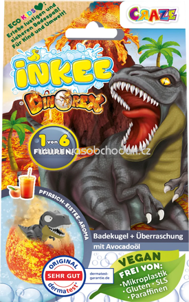 CRAZE Kinder Badezusatz Badebombe Dino, 1 St