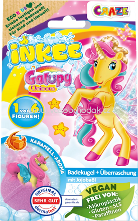 CRAZE Kinder Badezusatz Badebombe Galupy Unicorn, 1 St