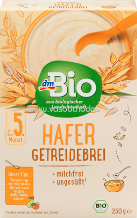 dmBio Hafer Getreidebrei, nach dem 5. Monat, 250g