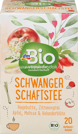 dmBio Schwangerschaftstee, 20x1,5g, 30g