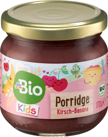 dmBio Porridge Kirsch-Banane, ab 3 Jahren, LE, 170g