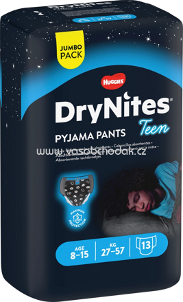 DryNites Pyjama Pants Jungen 8-15 Jahre, Jumbopack, 13 St