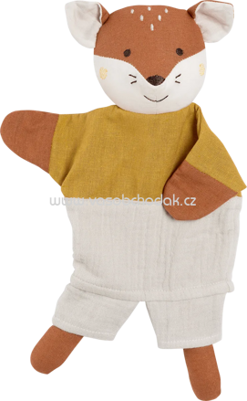 Fehn Handpuppe Fuchs, braun/weiß, 1 St