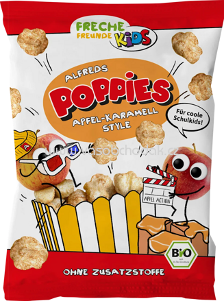 Freche Freunde Kindersnack Poppies Apfel Karamell, 40g