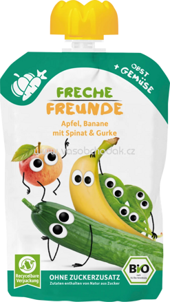 Freche Freunde Quetschie Apfel, Banane, Spinat & Gurke, ab 6. Monaten, 100g