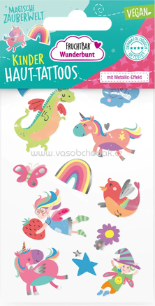 FruchtBar Kinder Haut-Tattoos - Magische Zauberwelt, 1 St