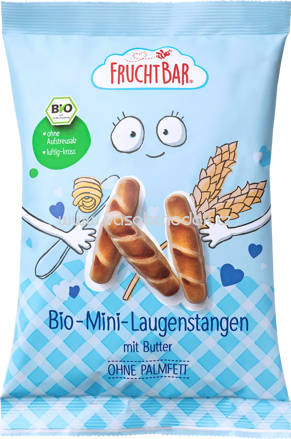 FruchtBar Bio Mini Laugenstangen mit Butter, ab 3 Jahren, 90g