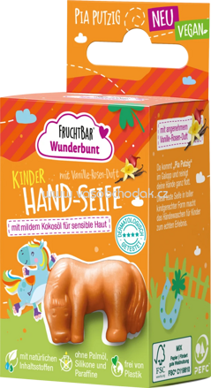 FruchtBar Seifenstück Kinder Handseife, Pony, 25g