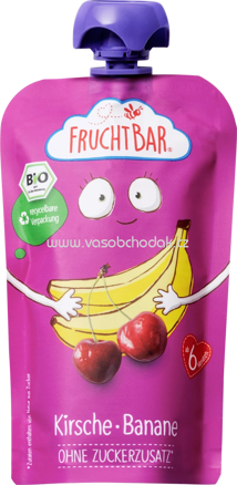 FruchtBar Quetschie Kirsche, Banane, ab 6. Monat, 120g