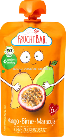 FruchtBar Quetschie Mango, Maracuja, Birne, ab 6. Monat, 120g