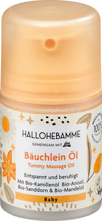 HALLOHEBAMME Babyöl Bäuchlein, 50 ml