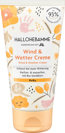 HALLOHEBAMME Wind & Wetter Creme, 75 ml