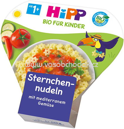 Hipp Kinderteller Sternchennudeln mit mediterranem Gemüse, ab 1 Jahr, 250g