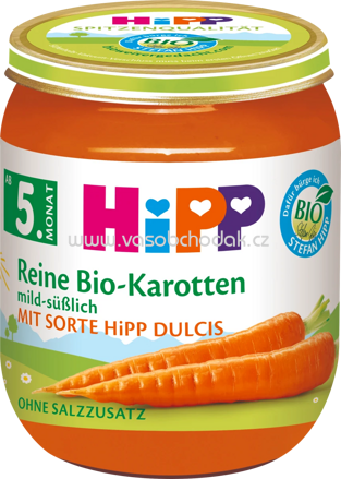 Hipp Reine Bio Karotten, nach dem 5. Monat, 125g