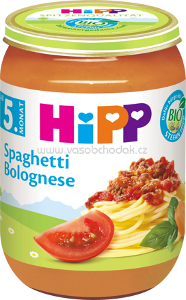 Hipp Spaghetti Bolognese, ab dem 5. Monat, 190g