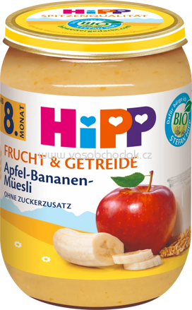 Hipp Frucht & Getreide Apfel-Bananen-Müesli, ab 8. Monat, 190g