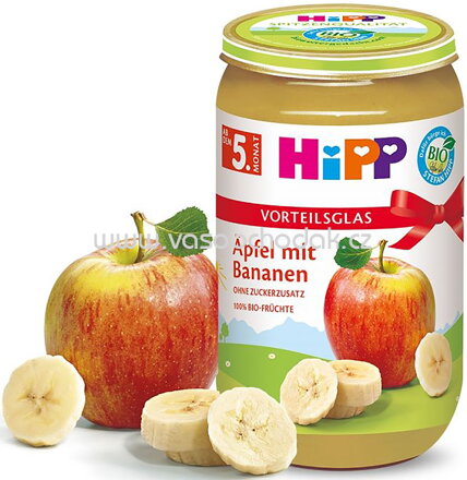 Hipp Äpfel mit Bananen, nach dem 5. Monat, 250 g