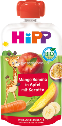 Hipp Hippis Mango Banane in Apfel mit Karotte, ab 1 Jahr, 100g