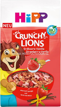 Hipp Crunchy Lions Erdbeere-Vanille, ab 3 Jahren, 300g