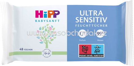 Hipp Babysanft Feuchttücher Ultra Sensitive, 5x48St, 240 St