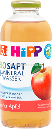 Hipp Bio Saft & Mineralwasser Milder Apfel, nach dem 5. Monat, 500 ml