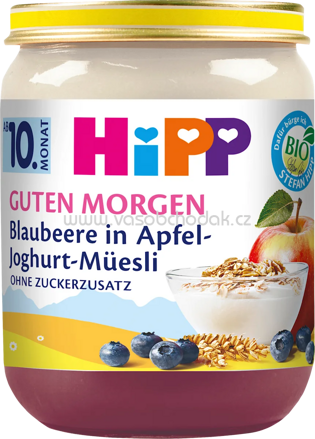 Hipp Guten Morgen Blaubeere in Apfel-Joghurt-Müsli ab 10. Monat, 160 g