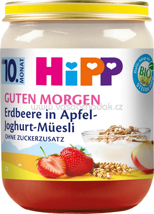 Hipp Guten Morgen Erdbeere in Apfel-Joghurt Müsli, ab 10. Monat, 160g