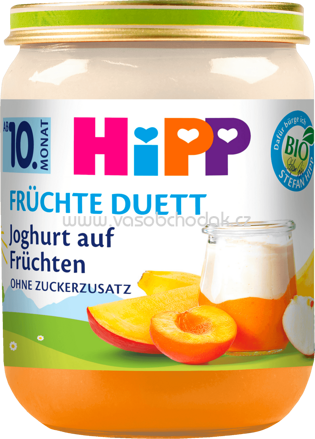 Hipp Früchte Duett Joghurt auf Früchten ab 10. Monat, 160g