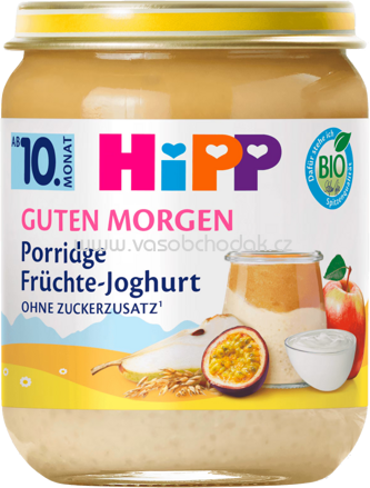 Hipp Guten Morgen Porridge Früchte-Joghurt, ab 10. Monat, 160g