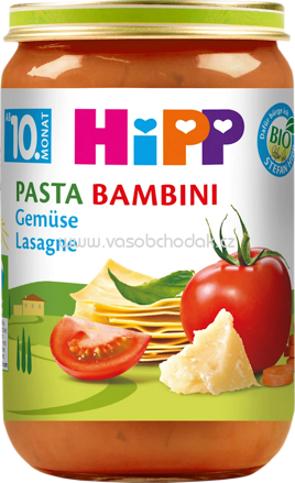 Hipp Pasta Bambini Gemüse Lasagne, ab 10. Monat, 220g