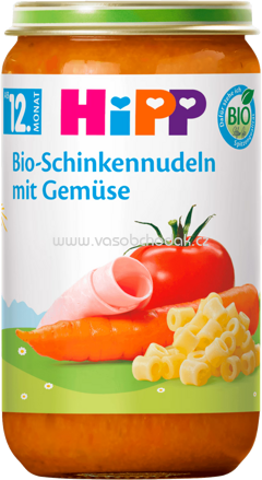 Hipp Bio-Schinkennudeln mit Gemüse, ab 12. Monat, 250g