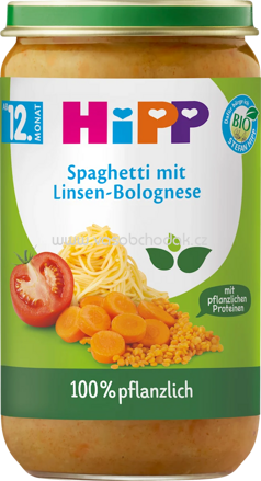 Hipp Spaghetti mit Linsen Bolognese, ab 12. Monat, 250g