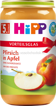 Hipp Pfirsich in Apfel, ab dem 5. Monat, 250g