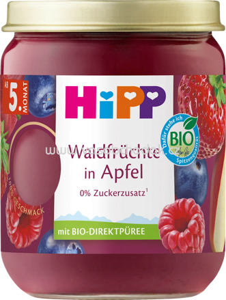 Hipp Waldfrüchte in Apfel, ab 5. Monat, 160g