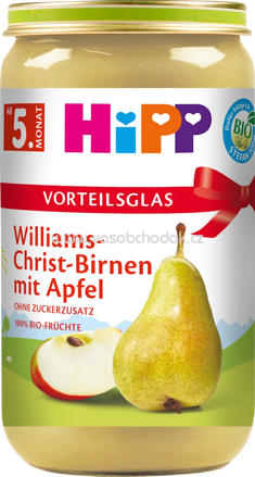 Hipp Williams-Christ-Birnen mit Apfel, ab dem 5. Monat, 250g