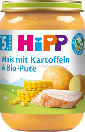 Hipp Mais mit Kartoffel & Bio-Pute, ab dem 5. Monat, 190g