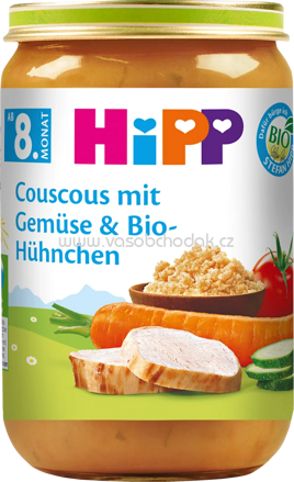 Hipp Couscous mit Gemüse & Bio-Hühnchen, ab 8. Monat, 220g