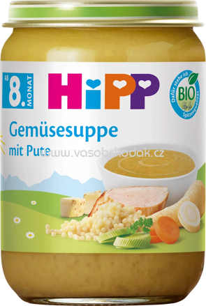 Hipp Gemüsesuppe mit Pute, ab 8. Monat, 190g