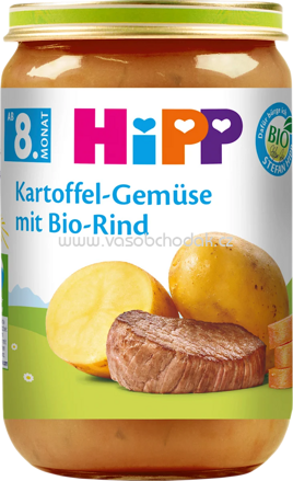 Hipp Kartoffel-Gemüse mit Bio-Rind, ab 8. Monat, 220g
