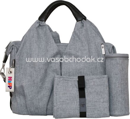 Hipp Wickeltasche aus recycelten PET-Flaschen inklusive Zubehör, 1 St