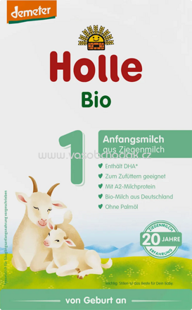 Holle Anfangsmilch 1, aus Ziegenmilch, von Geburt an, 400g