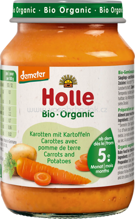 Holle Karotten mit Kartoffeln, ab dem 5. Monat, 190g