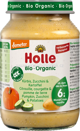 Holle Kürbis, Zucchini & Kartoffel, ab dem 6. Monat, 190g